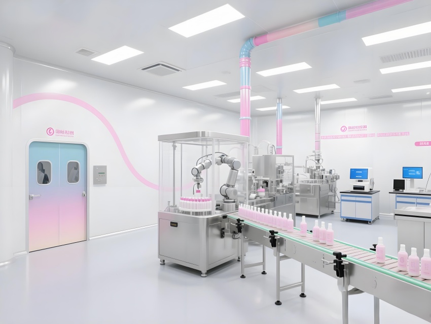 淮南5500平化妝品廠潔凈車間凈化設計裝修效果